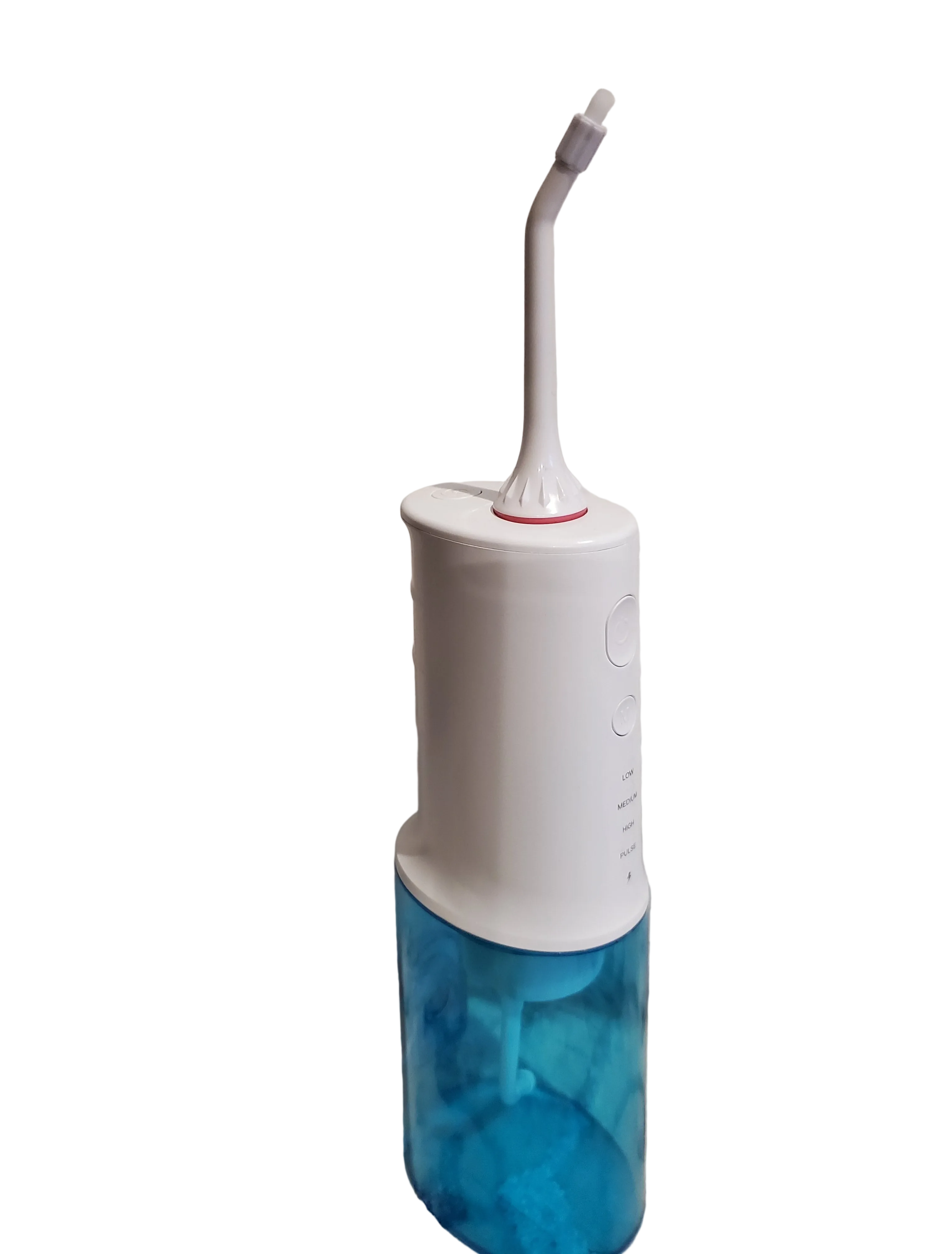 Cordless Water Flosser White and Blue